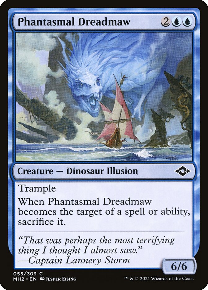 Card Scan of Phantasmal Dreadmaw | MH2