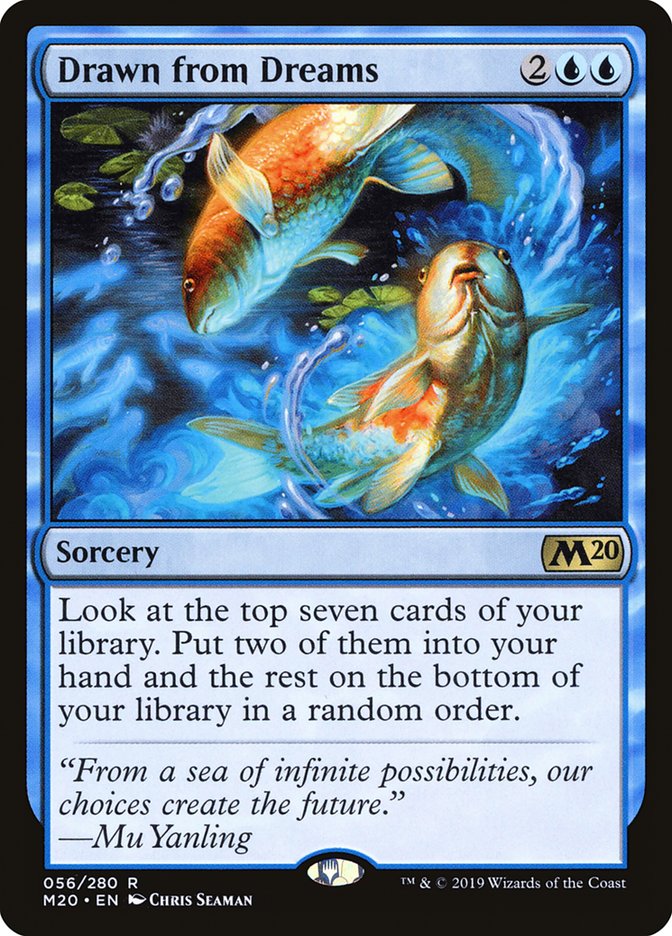 Card Scan of Drawn from Dreams | M20