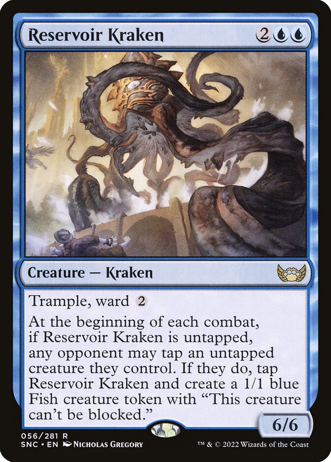 Card Scan of Reservoir Kraken | SNC