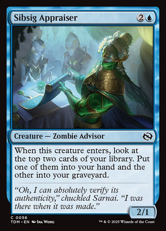 Card Scan of Sibsig Appraiser | TDM