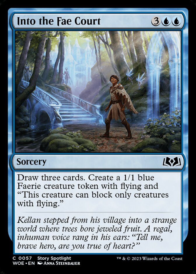 Card Scan of Into the Fae Court | WOE