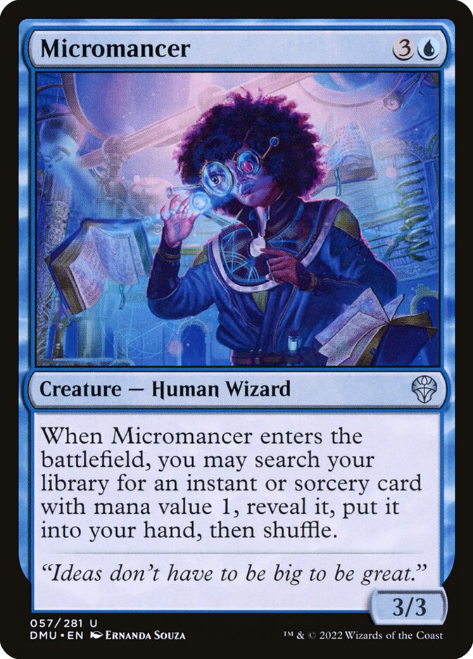Card Scan of Micromancer | DMU