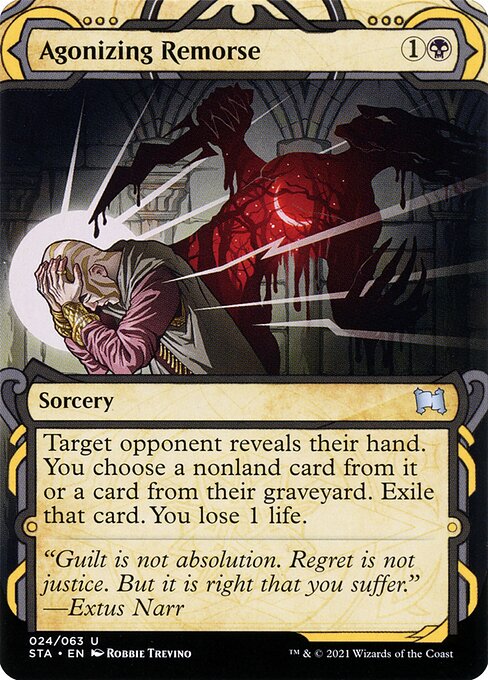 Agonizing Remorse | STA (Showcase) - Card Scan