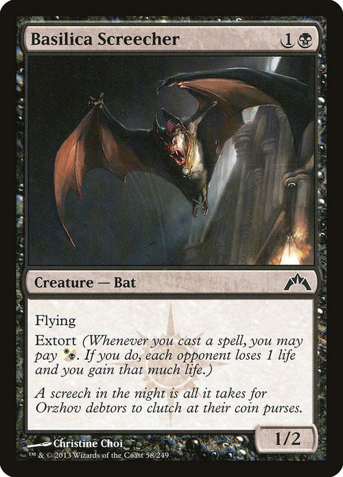 Card Scan of Basilica Screecher | GTC