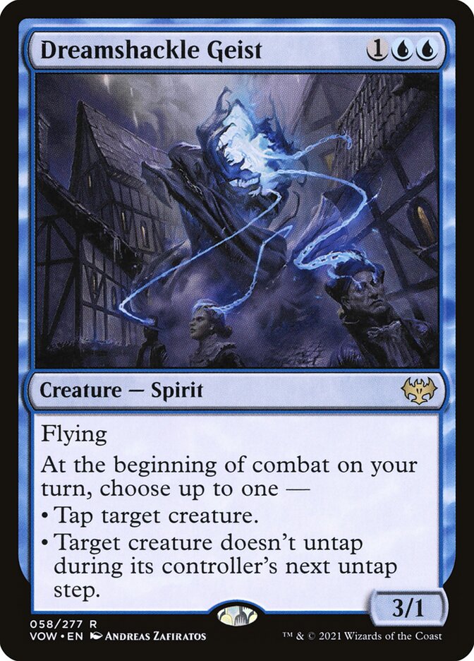 Card Scan of Dreamshackle Geist | VOW