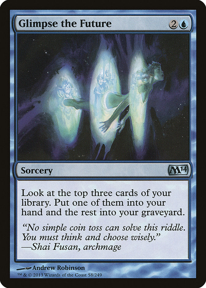 Card Scan of Glimpse the Future | M14