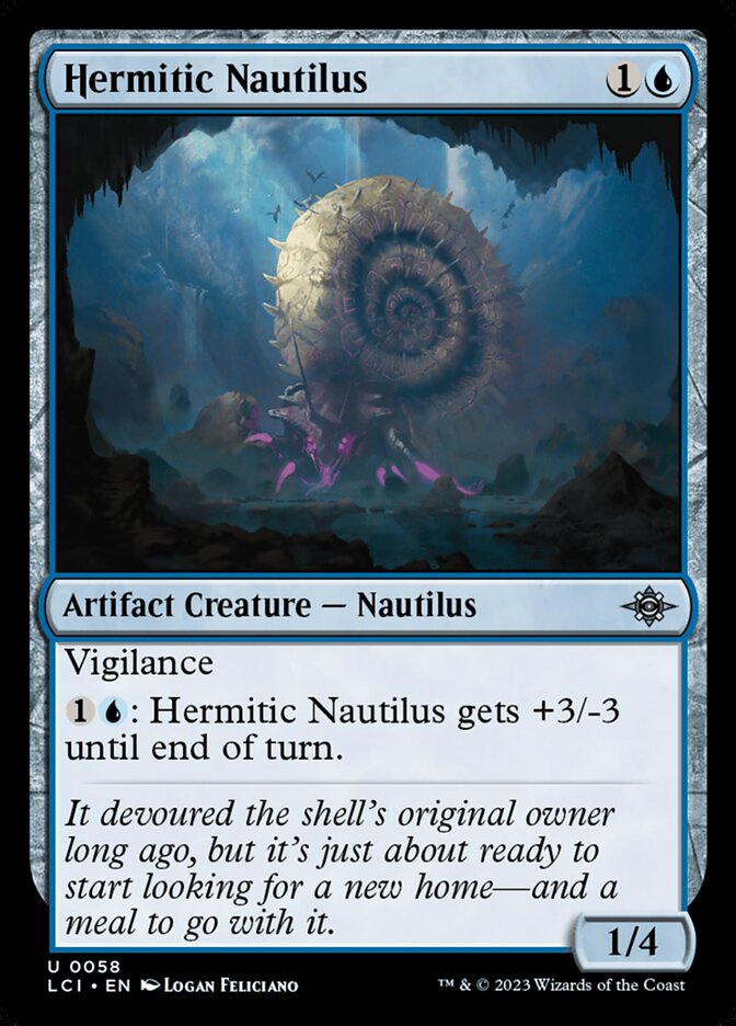 Card Scan of Hermitic Nautilus | LCI