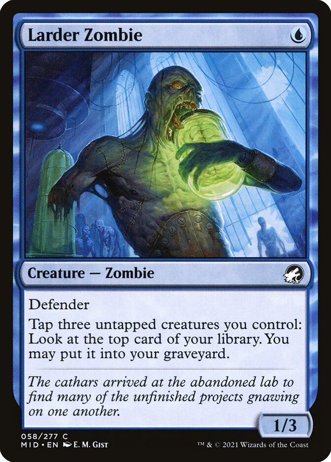 Card Scan of Larder Zombie | MID