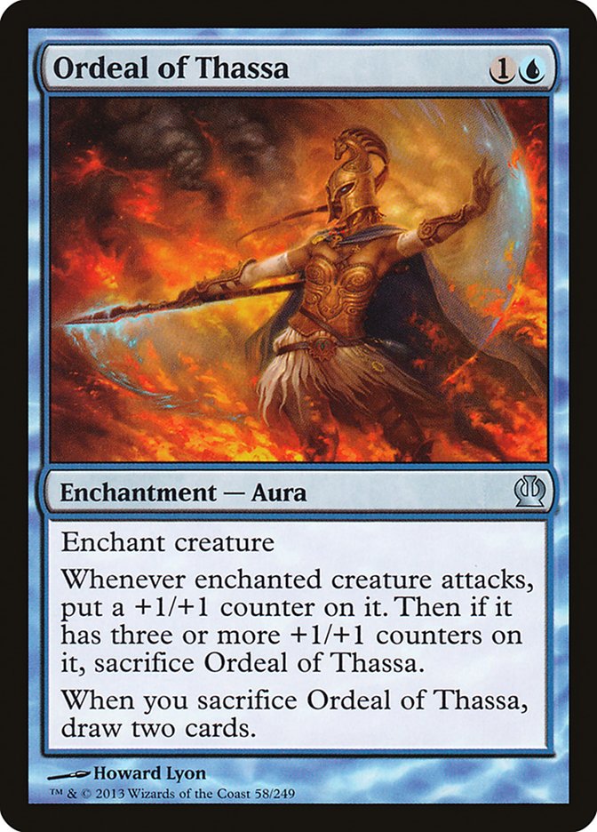 Card Scan of Ordeal of Thassa | THS