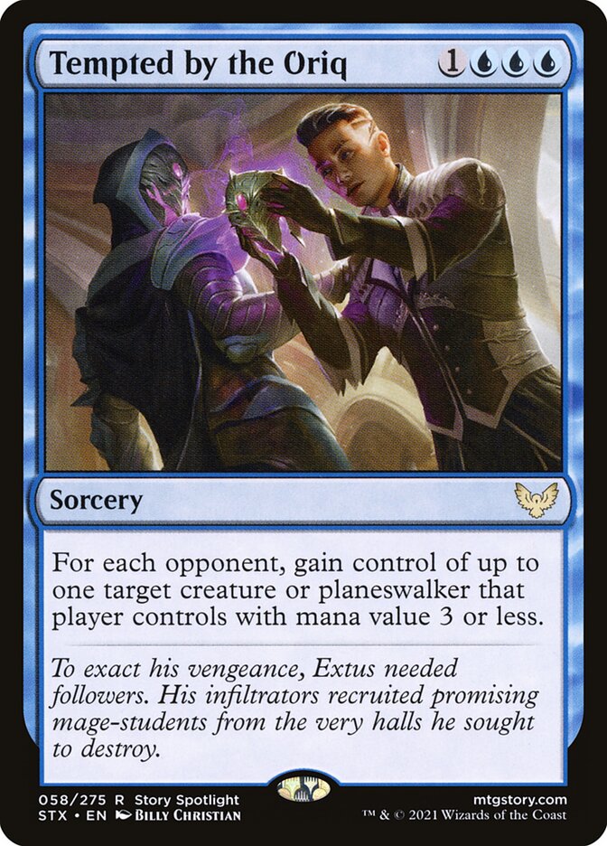 Card Scan of Tempted by the Oriq | STX