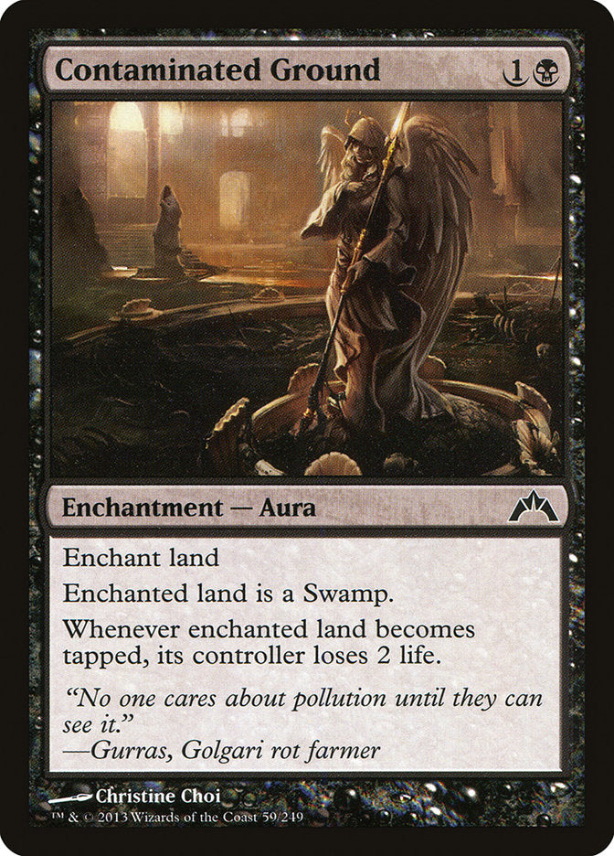 Card Scan of Contaminated Ground | GTC