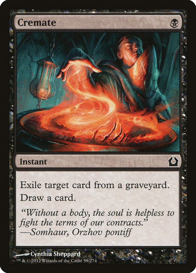 Card Scan of Cremate | RTR
