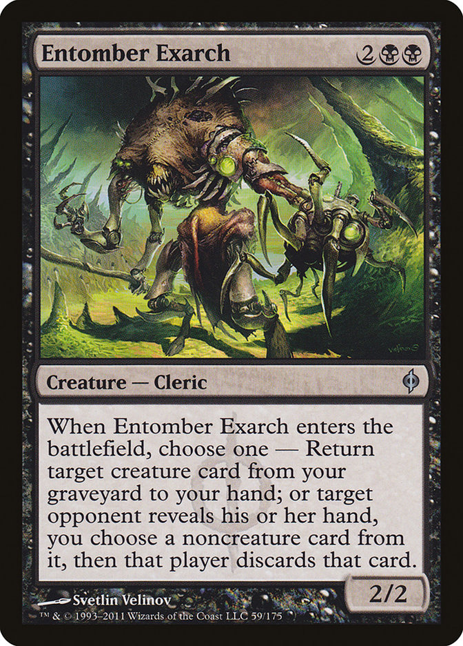 Card Scan of Entomber Exarch | NPH