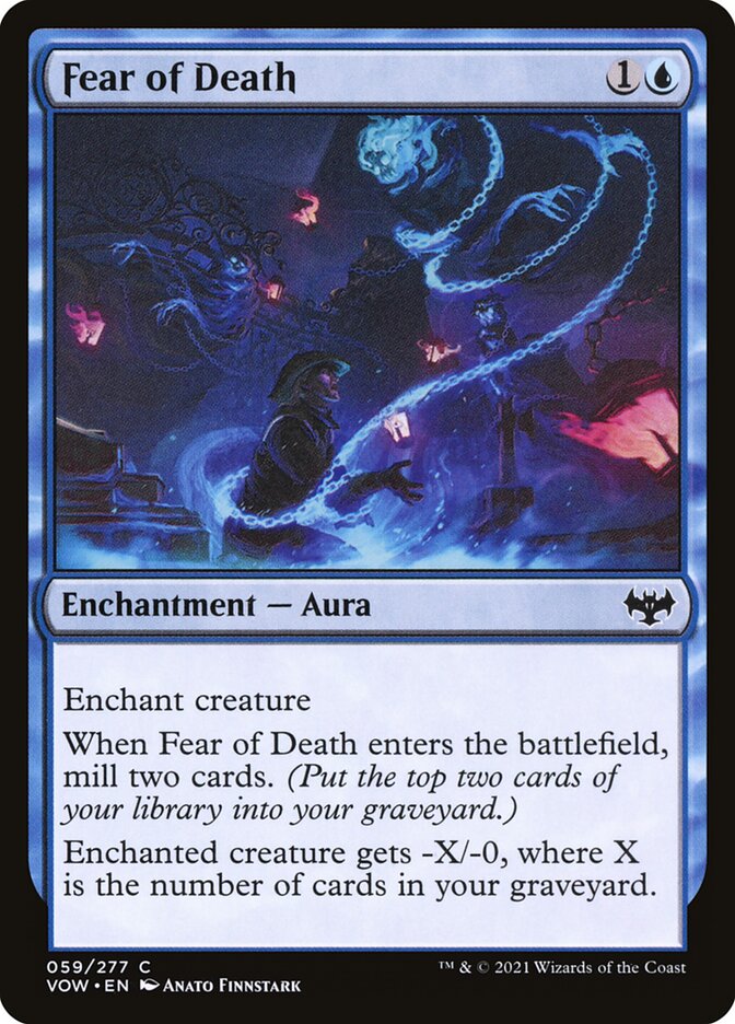 Card Scan of Fear of Death | VOW
