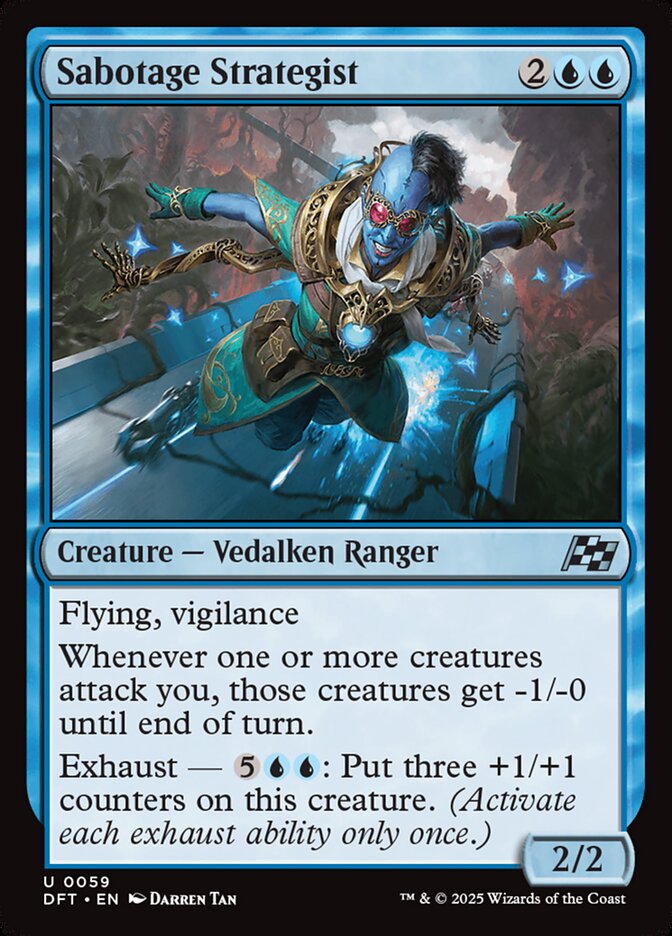 Card Scan of Sabotage Strategist | DFT