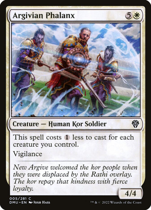 Card Scan of Argivian Phalanx | DMU