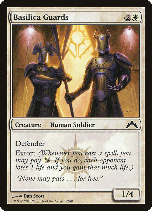 Card Scan of Basilica Guards | GTC