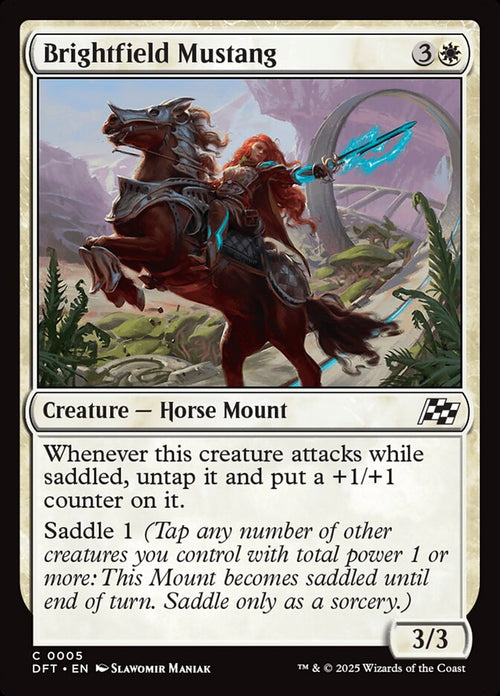 Card Scan of Brightfield Mustang | DFT