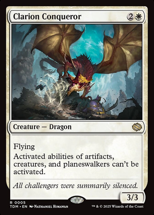 Card Scan of Clarion Conqueror | TDM