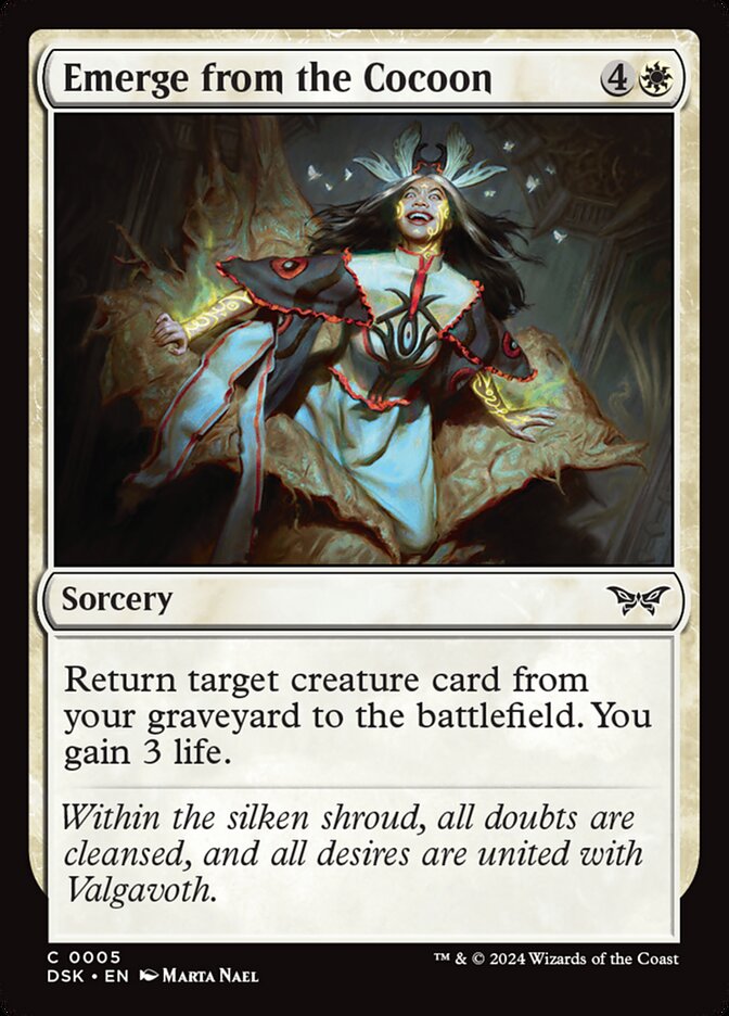 Card Scan of Emerge from the Cocoon | DSK