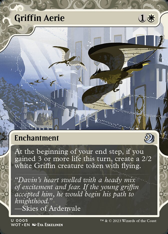 Card Scan of Griffin Aerie | WOT (Enchanting Tales)