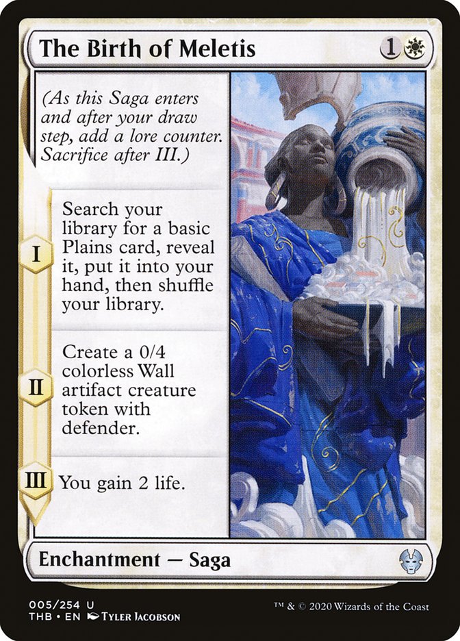 Card Scan of The Birth of Meletis | THB