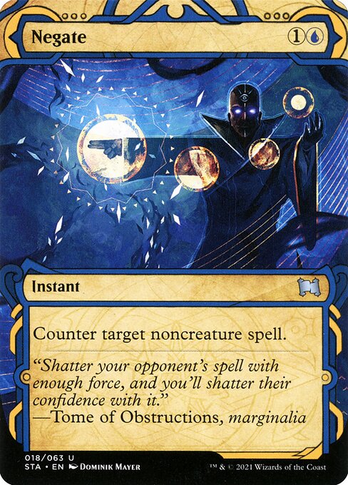 Negate | STA (Showcase Etched) - Card Scan