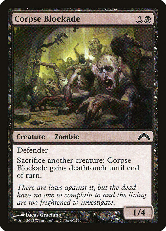 Card Scan of Corpse Blockade | GTC