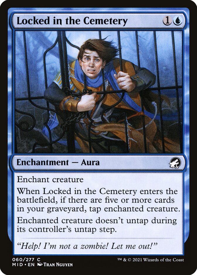 Card Scan of Locked in the Cemetery | MID