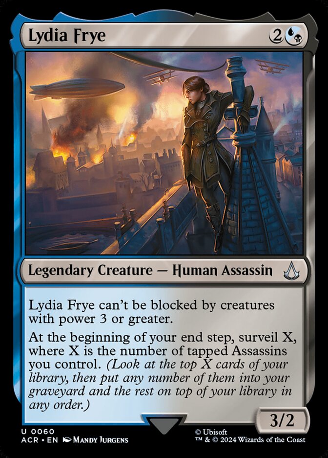 Card Scan of Lydia Frye | ACR