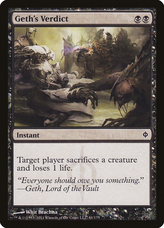 Card Scan of Geth's Verdict | NPH