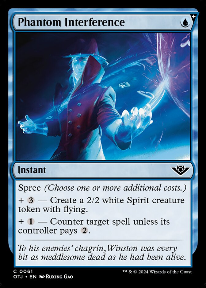 Card Scan of Phantom Interference | OTJ