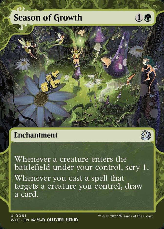Card Scan of Season of Growth | WOT (Enchanting Tales)