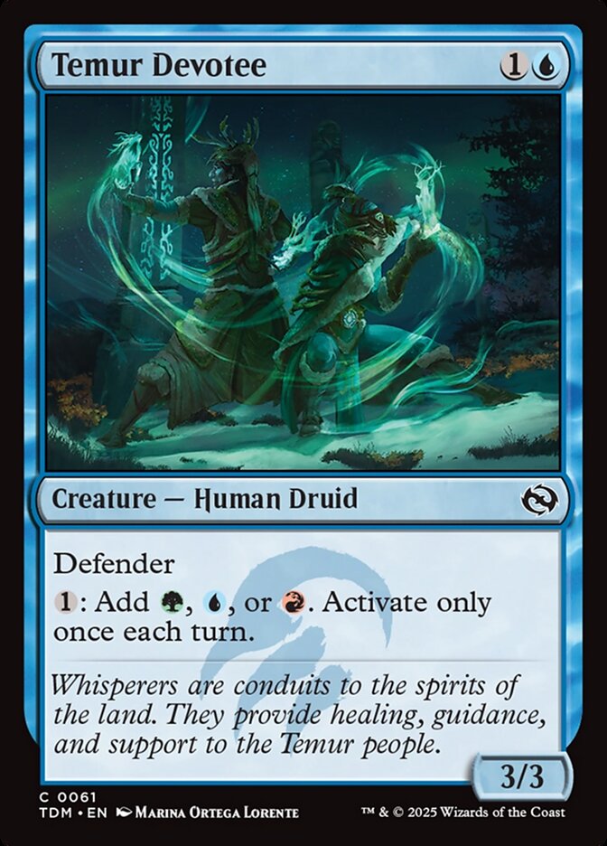 Card Scan of Temur Devotee | TDM