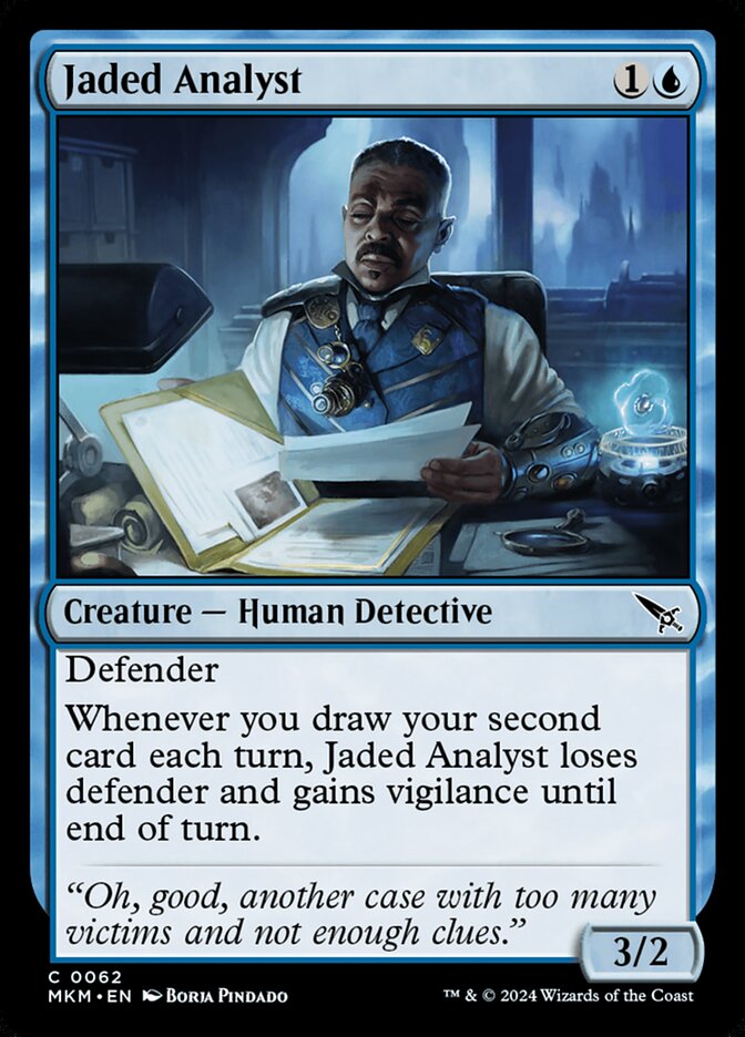 Card Scan of Jaded Analyst | MKM