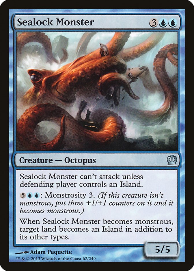 Card Scan of Sealock Monster | THS