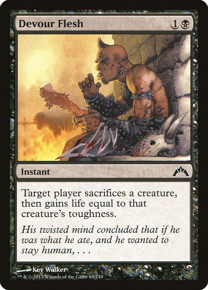 Card Scan of Devour Flesh | GTC
