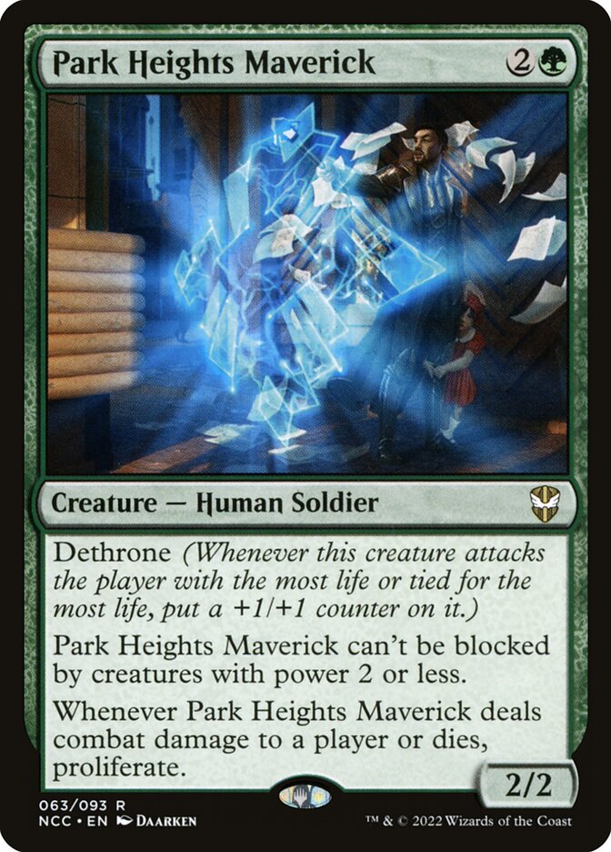 Park Heights Maverick Card Scan