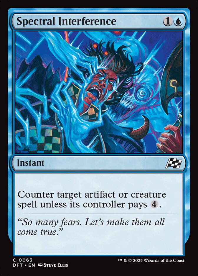 Card Scan of Spectral Interference | DFT