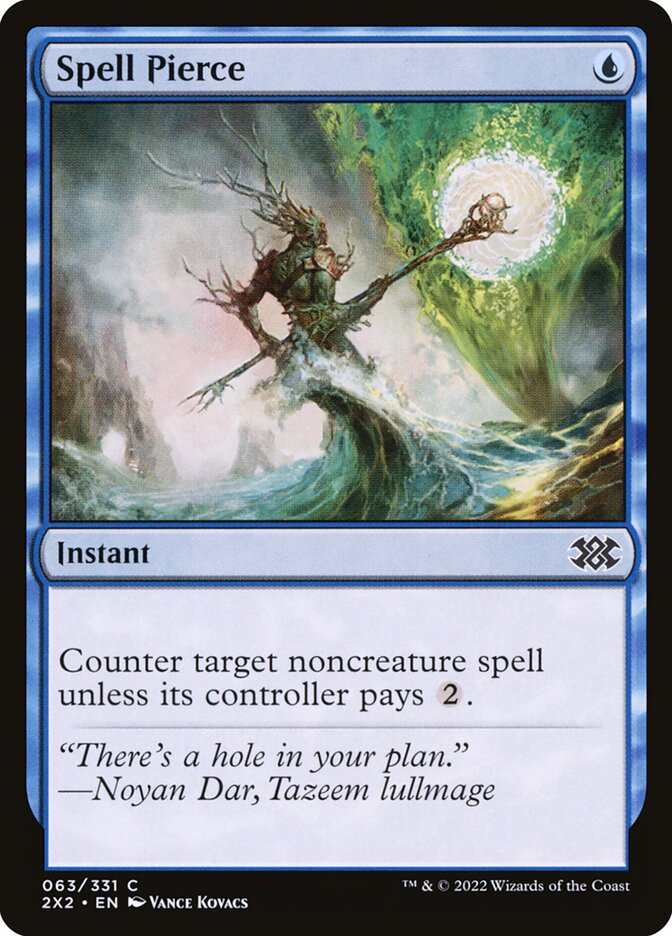 Card Scan of Spell Pierce | 2X2