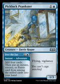 Card Scan of Picklock Prankster // Free the Fae | WOE