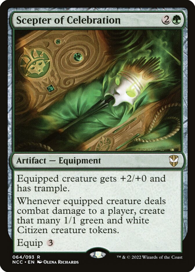 Scepter of Celebration Card Scan