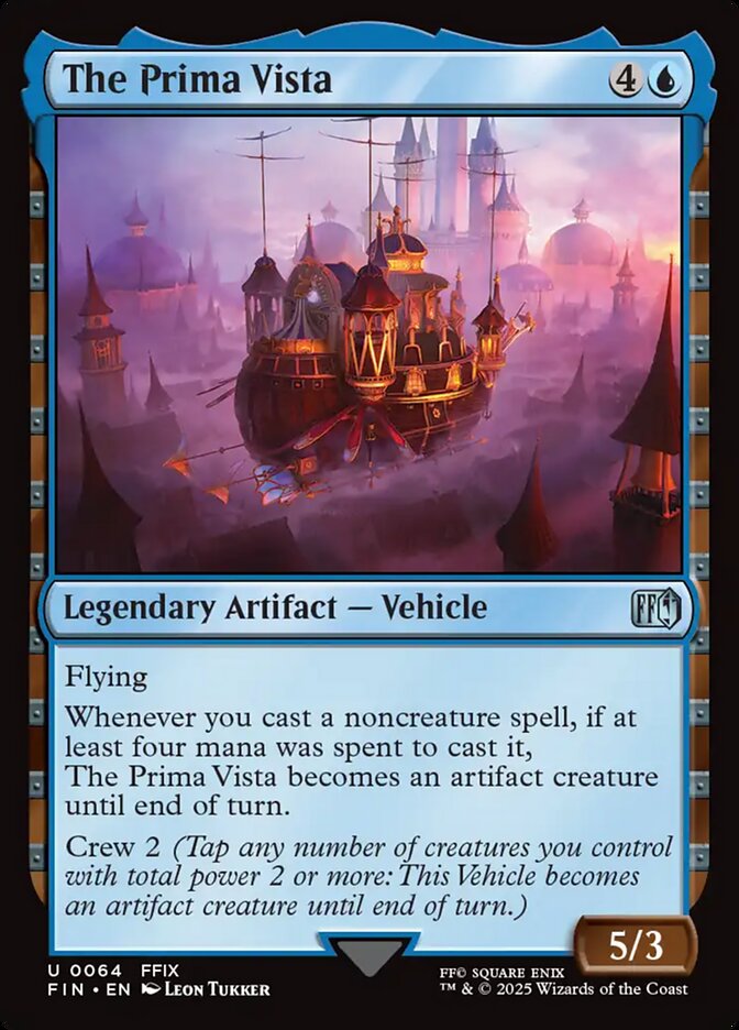 Card Scan of The Prima Vista | FIN