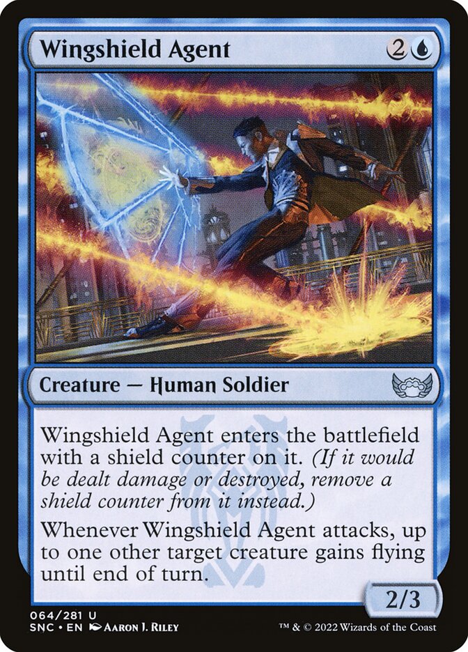 Card Scan of Wingshield Agent | SNC