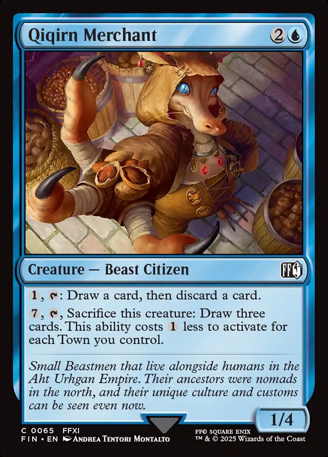 Card Scan of Qiqirn Merchant | FIN