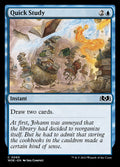 Card Scan of Quick Study | WOE