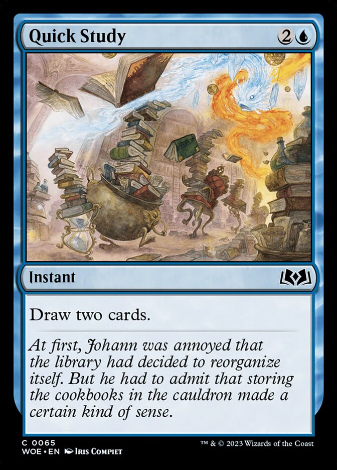 Card Scan of Quick Study | WOE