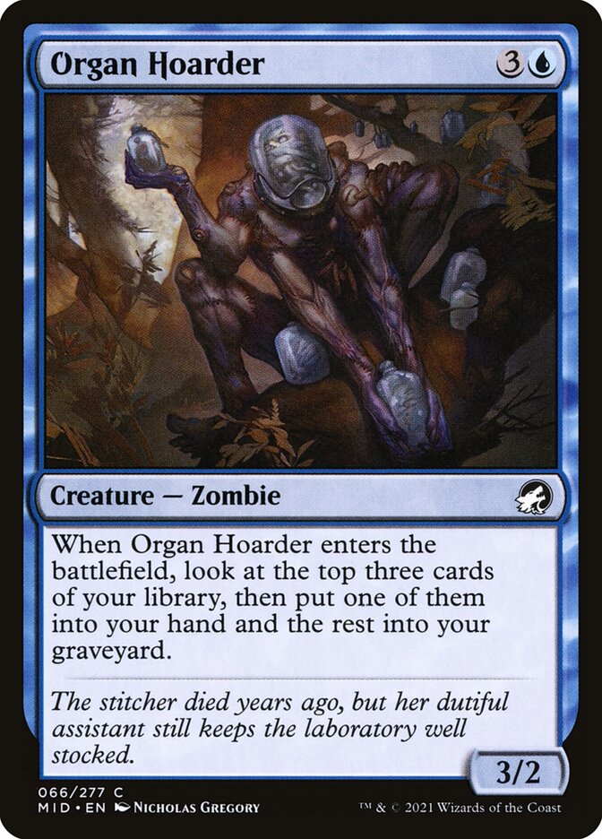 Card Scan of Organ Hoarder | MID