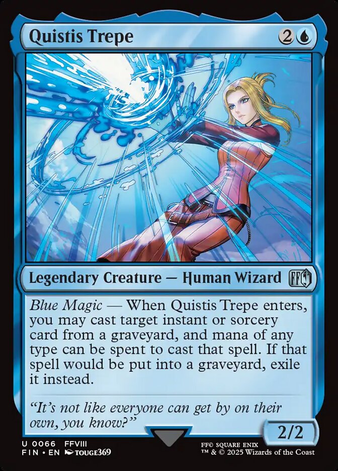 Card Scan of Quistis Trepe | FIN
