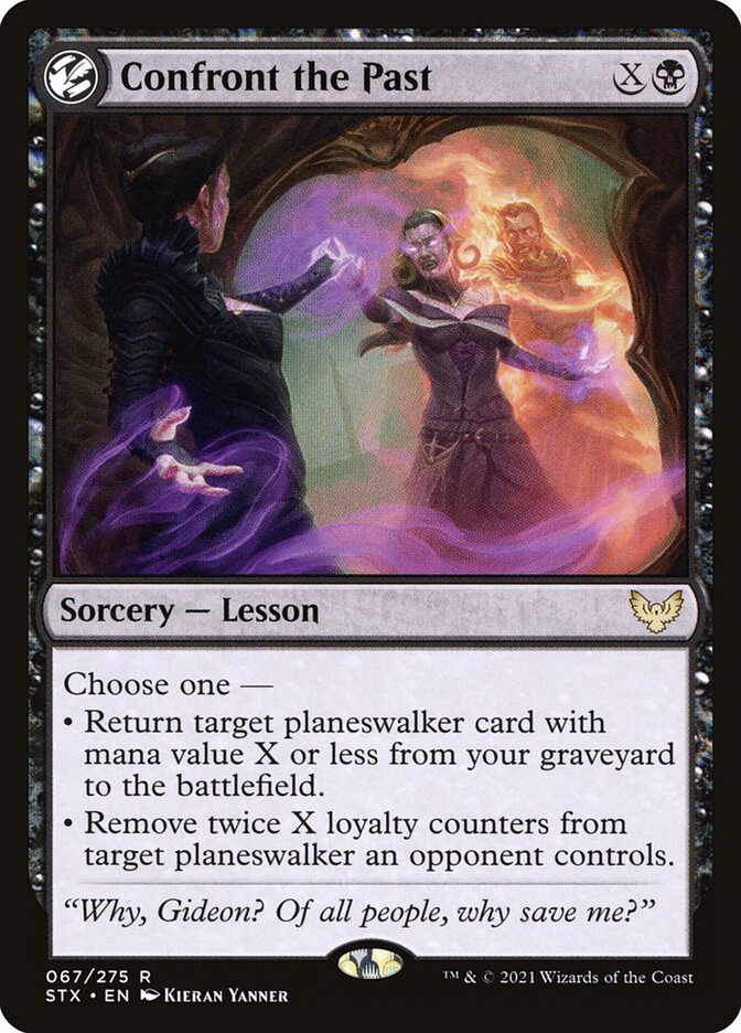 Card Scan of Confront the Past | STX